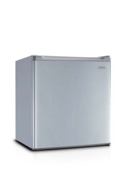 ثلاجة فضية بباب واحد، سعة 1.6 قدم مكعب، HM75SSRF-O25