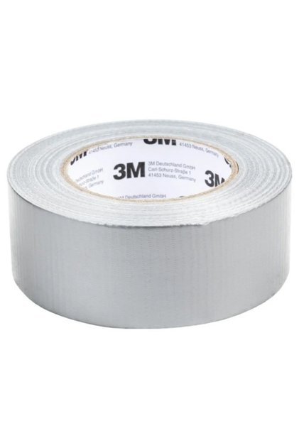 Bandă adezivă textilă, bandă adezivă, 50 mm x 50 metri, gri, pentru reparații