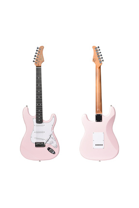 SQUIER Fender FSR Sonic Stratocaster HT Shell Pink Elektro Gitar
