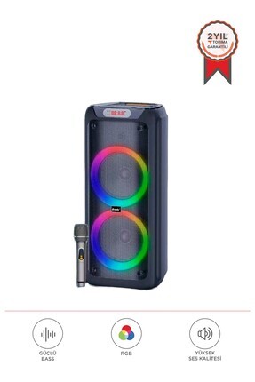 damla elektronik Brodu Bts-1388 Rgb/kablosuz Mikrofon/usb/h.kartı