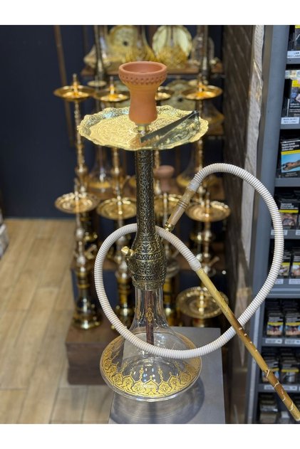 Ağır Bakır Nargile Seti 65 cm