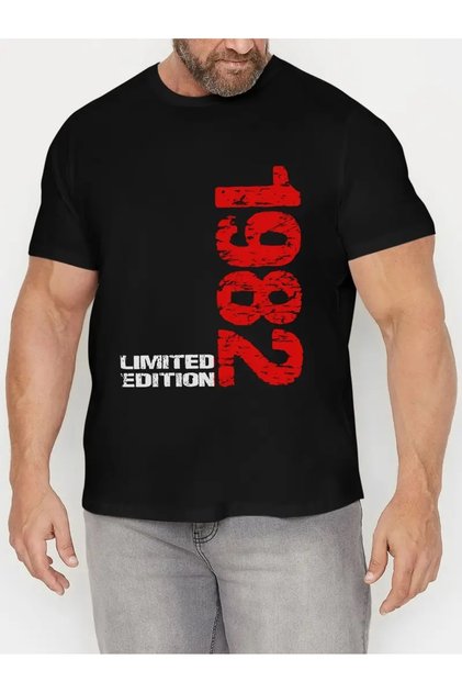 Premium Unisex Printed 100% Cotton Crew Neck Short Sleeve Black T-Shirt
