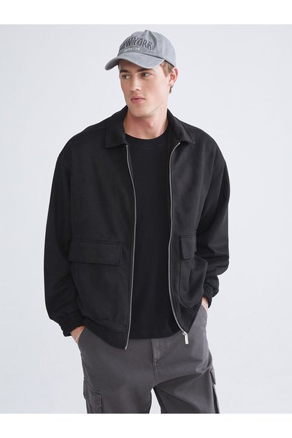 Ozmarka New Season Comfortable Fit Shirt Collar Suede Men's Jacket