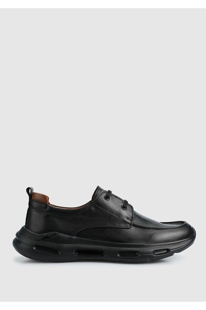 Black Leather Men's Shoes