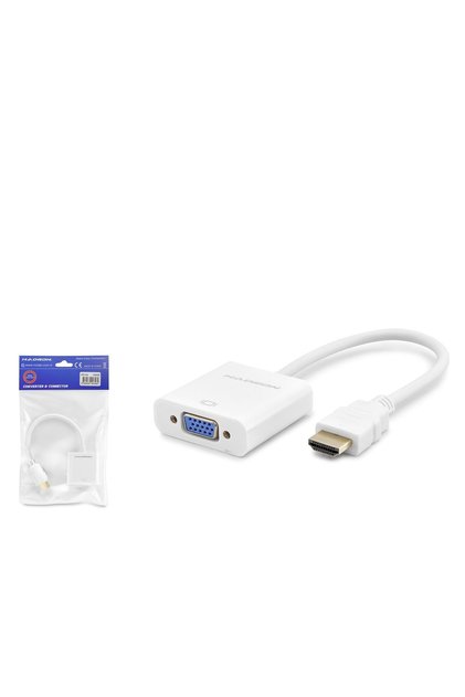 Hdx2020B HDMI to Vga Video Converter 1080P White