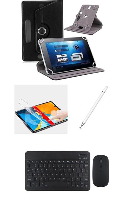 Nomker Xiaomi Pad Mini 8.8'' Uyumlu 4in1 Set Klavye Mouse Kılıf