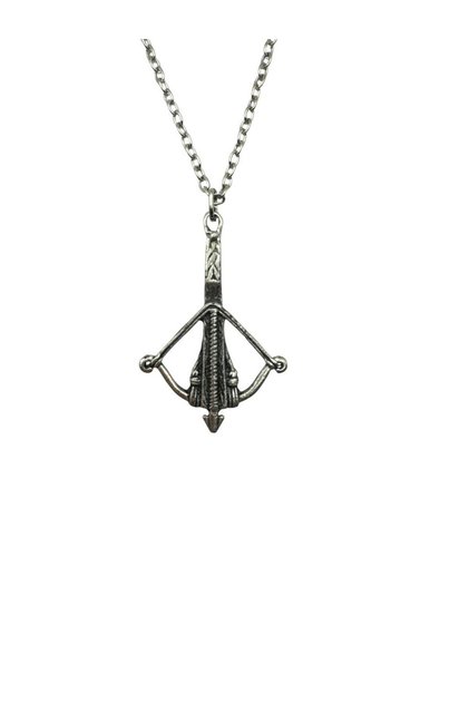Unisex Necklace with Crossbow Arrow & Bow Figure – Symbolizes Strength, Aim, and Stability