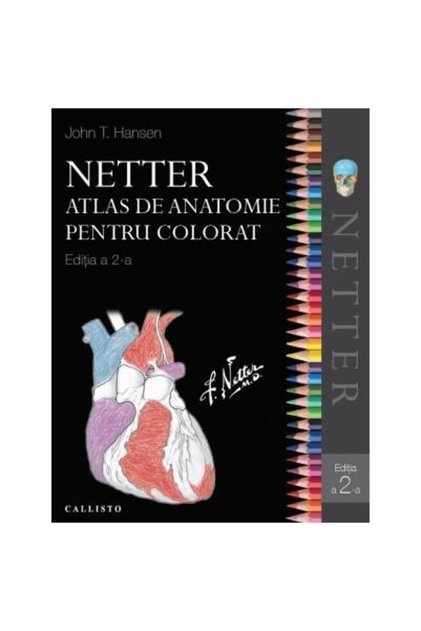 Netter Atlas de anatomie pentru colorat (editia a