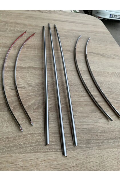 VW VOLKSWAGEN PASSAT B6 (3C) UYUMLU SEDAN ÖN TAMPON ÇITASI 7 PARÇA 2005-2012 PASLANMAZ KROM