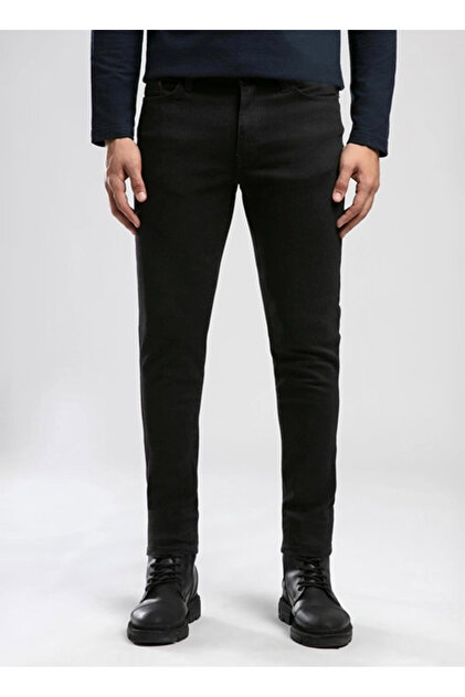 Lee Cooper Normal Bel Slim Fit Siyah Erkek Denim Pantolon 261 LCM