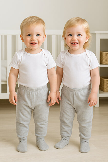 Baby Booties Trousers and Socks Bottom Pajamas! Socks May Vary From the Image!