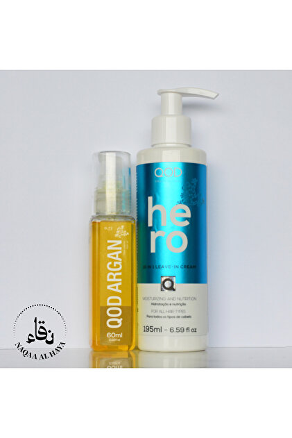 ARGAN OIL 60 ML + HERO HAIR LEAVE IN 195 ML