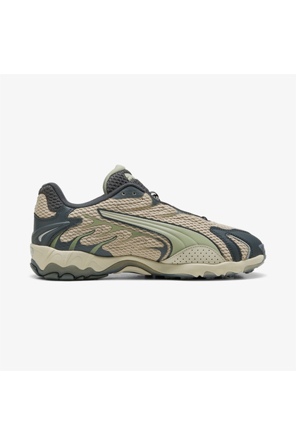 Inhale Mesh Unisex Beige Sports Shoes