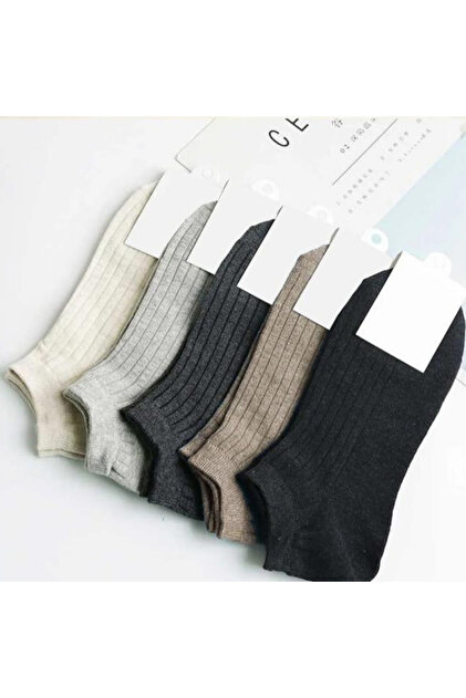 5 Pairs Economical Pack Derby Unisex Short Booties Socks