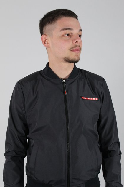 Waterproof, Water-Repellent, Sand-Colored, Lined Sportswear College Bombers Jacket