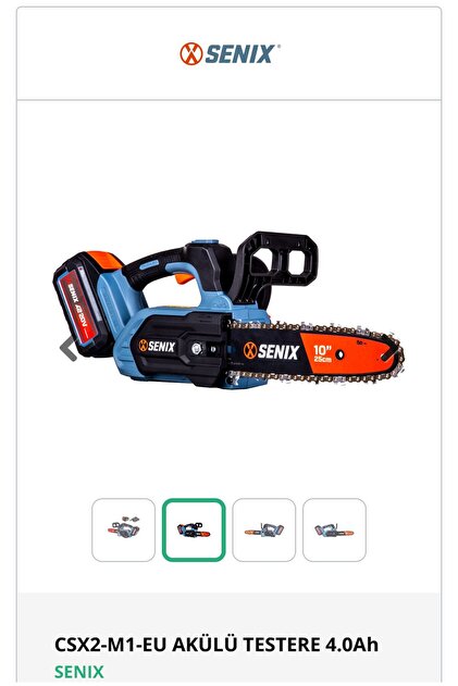 SENIX CSX2-M1-EU AKÜLÜ TESTERE 4.0Ah - Fiyatı, Yorumları
