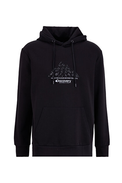 Discovery Expedition Lacivert Erkek Kapüşon Yaka Relaxed Fit
