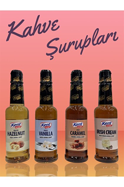 メルカーリー Kent Boringer Lezzetli Tatlar Serisi Karamel - Vanilya - Irish