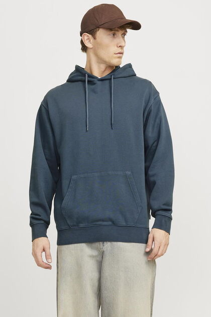Erkek Kapüsonlu Düz Renk Sweatshirt- Charge