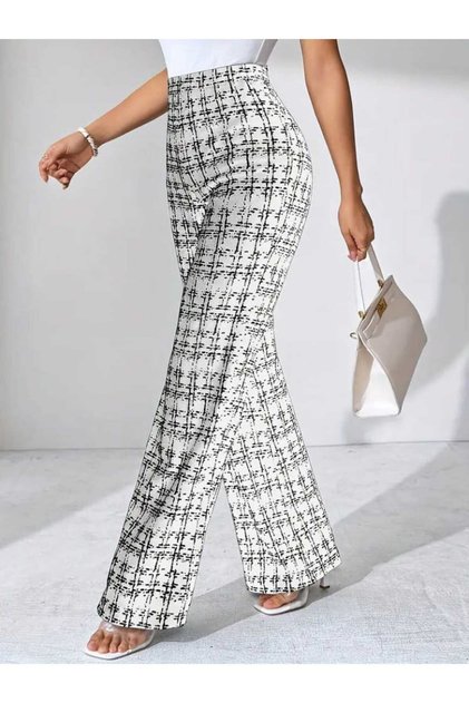 Women's High Waist Wide Leg Woven Pants