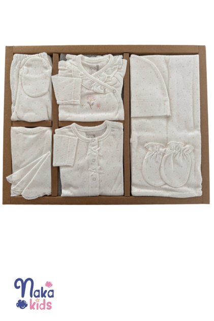 Kalpçe 10 Piece Hospital Discharge Set – 100% Cotton, White