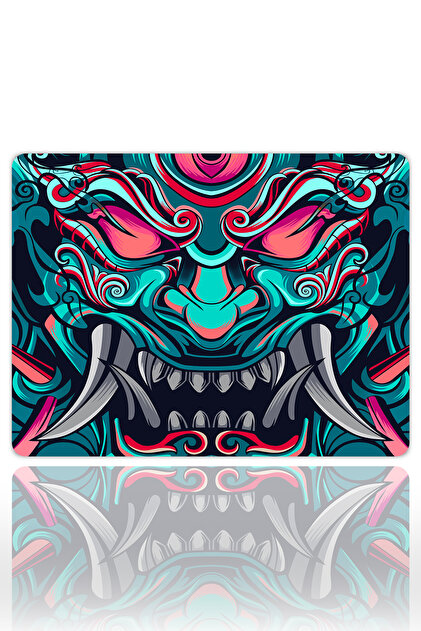 urzuva Infernal Oni Gaming Oyuncu XL Mouse Pad Kaydırmaz Dikişli