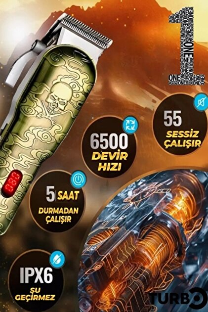Xolo Tıraş Makineli Saç Tıraş Kesim Makas Seti 8 Parça Kuaför