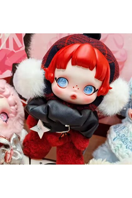 NB market Skull panda bebek peluş sürpriz paket labubu tarzı özel