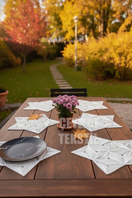 Placemats, Cream American Service 6-Piece Placemats, 6 Placemats, 6-Piece Coaster