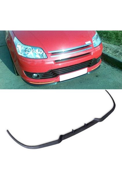 Cıtroen C4 Uyumlu Evrensel Universal 3 Parça Cupra Kupra Ön Ek Tampon Dili Lip Esnek Karlık