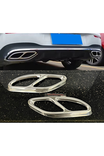 MERCEDES ÇİFTLİ ÇIKIŞ GÖRÜNÜM EGZOZ UCU W205 W213 W177 X253 W247 W246