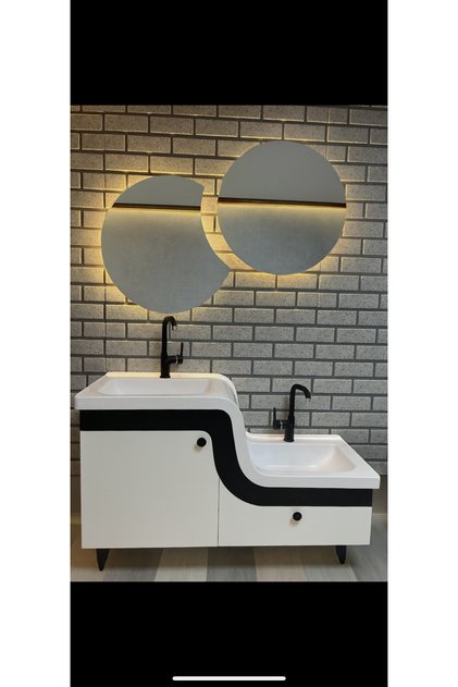 Abdestlik Lavabo/Çocuk Lavabosu Yaşlı Lavabosu Z Lavabo Lavabo sağ çukur 115 cm