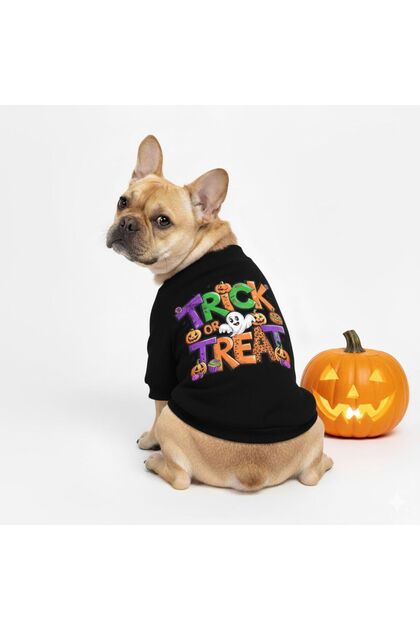 Halloween Trick or Treat Halloween Dog Costume Dog Sweatshirt