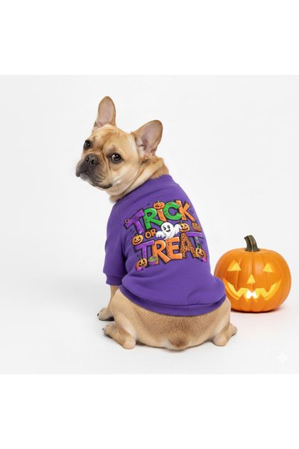 Halloween Trick or Treat Halloween Dog Costume Dog Sweatshirt