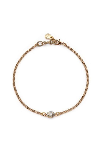 Dewdrop Zirkon Damla Charm Zincir Kolye