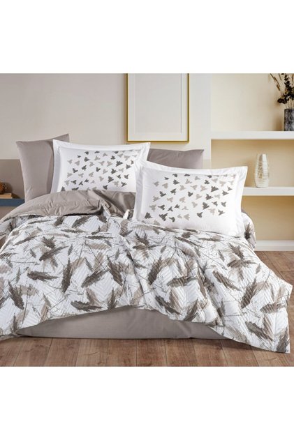 Silva TaÅŸ - Double Poplin Quilted Duvet Cover Set