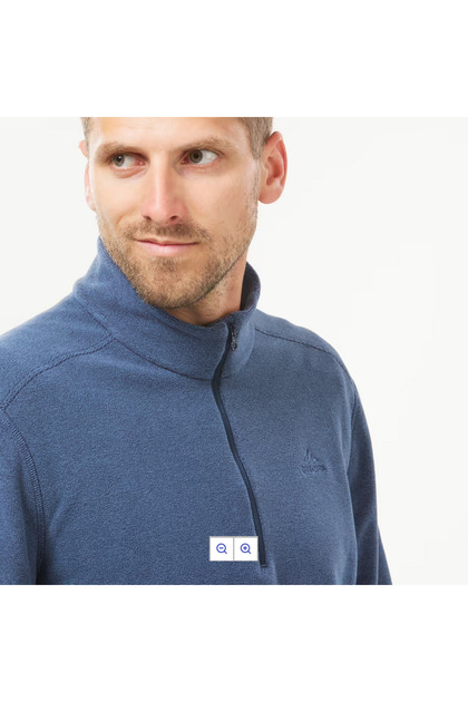Erkek Outdoor Polar Mont - Mavi - MH100