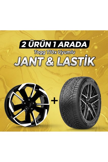 Togg T10x Uyumlu Momo235/50R19 Kış Lastiği 4 Adet Yılı:2025+DY1129 BD 19" Jant 4 Adet