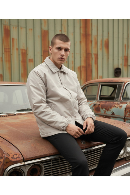 Men's Coat Jacket Waterproof Fiber