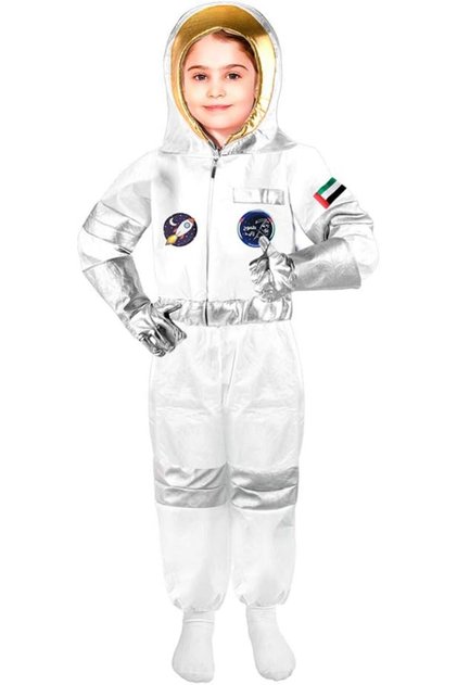 Astronaut Costume 482 for Girls – Space Suit Halloween Dress Up & Cosplay Outfit Ages 4–5