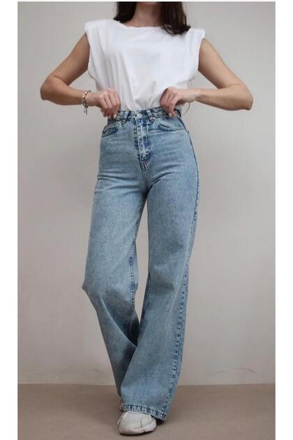 Bella Vista//New Season//High Waist//Stretchy//Women's Palazzo Jeans