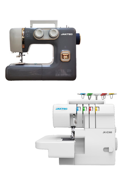 hodbehod Jaktec A320 Dikiş Makinesi ve E360 4 İplik Overlok