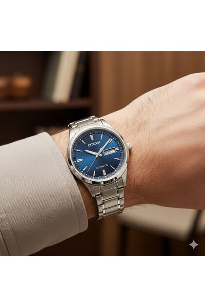 Citizen NY4058-79LC Erkek Kol Saati | 40 mm Gümüş Paslanmaz Çelik