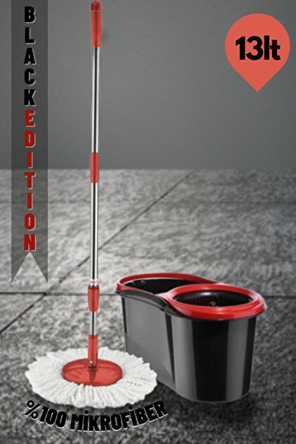 Proff Turbo Star Black Edition Döner Başlıklı Temizlik Seti 13lt