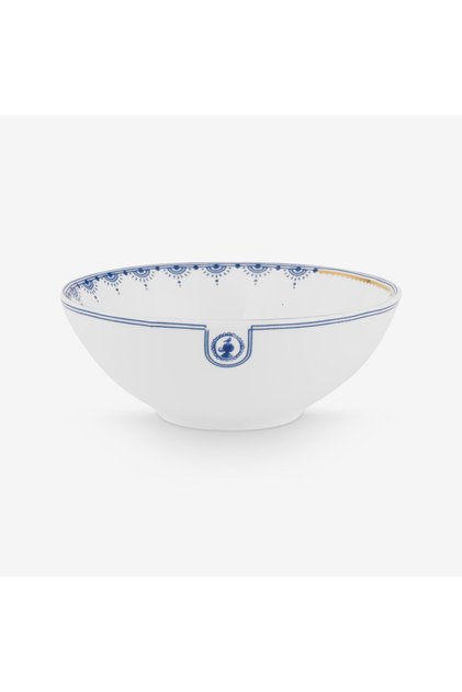 Blue Bird White Porcelain Bowl 15 cm