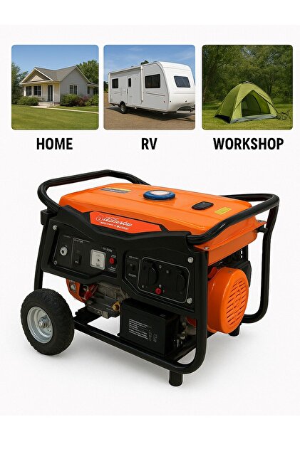 Germany Style RAPCO WX-6500E Benzinli marşlı uzaktan kumandalı 4.3