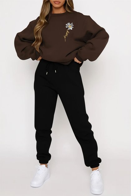 Sweatshirt Set Wide Cut Daisy Set