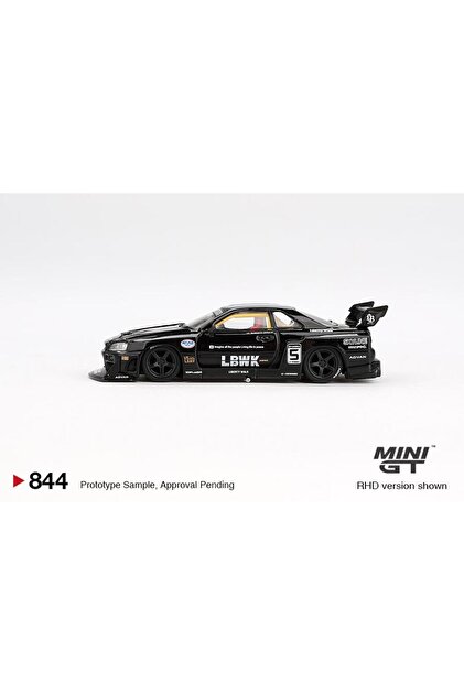 mini gt Nissan LB-ER34 Super Silhouette SKYLINE Black 844 BL