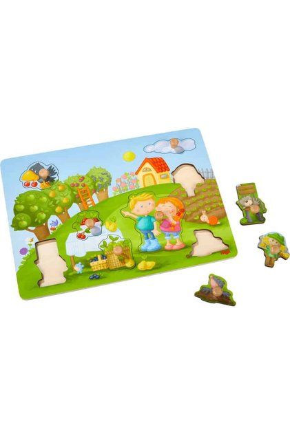 Puzzle de lemn 'Livada mea' 12 luni +