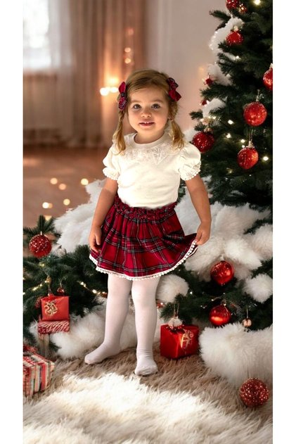 Girl's Plaid Skirt